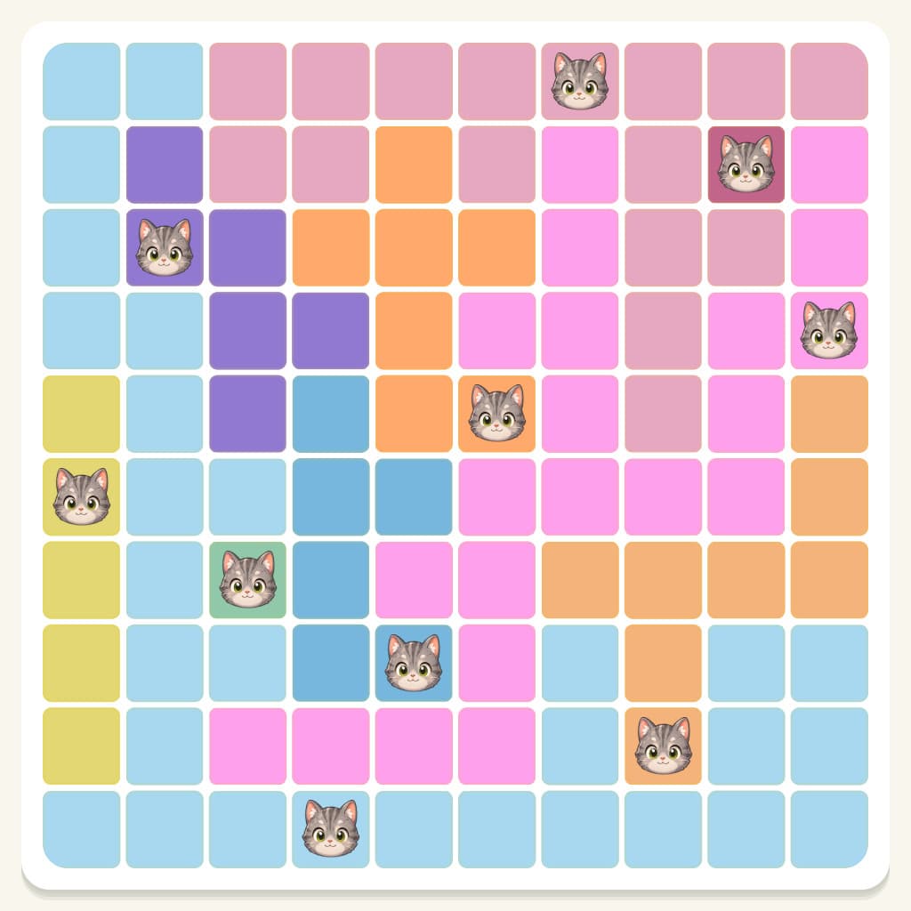 Meowdoku Level 245 Answer, Cheat & Solution