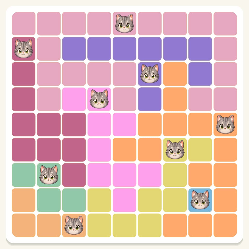 Meowdoku Level 59 Screenshot