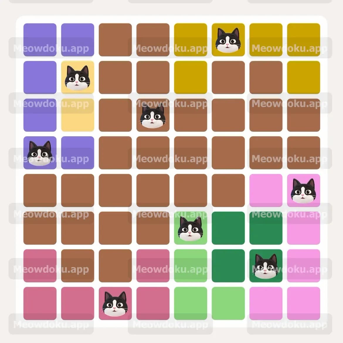 Meowdoku Level 101 Screenshot