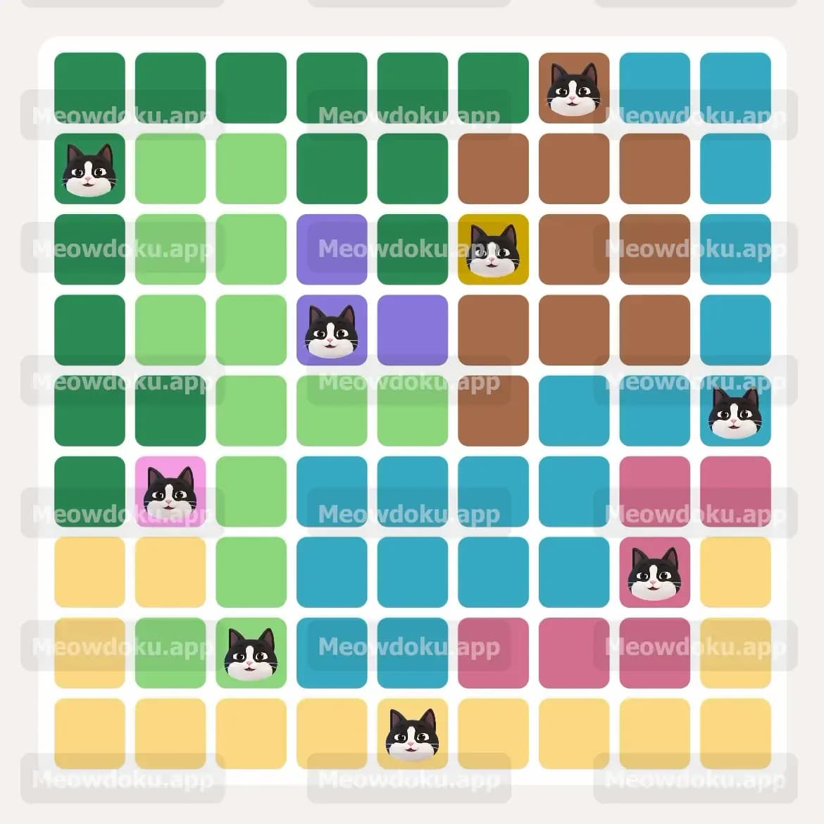 Meowdoku Level 39 Screenshot