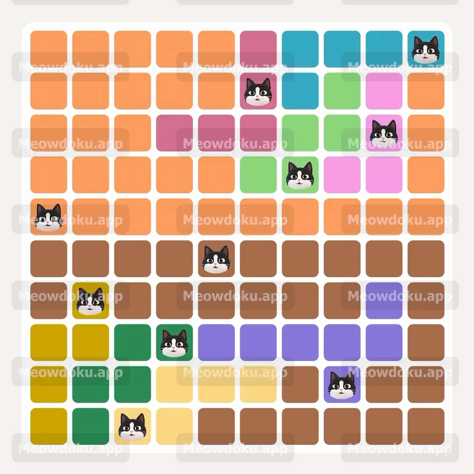 Meowdoku Level 295 Screenshot