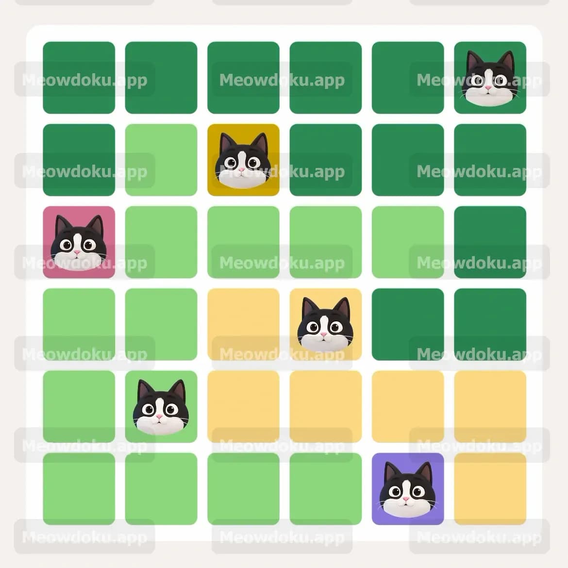 Meowdoku Level 3 Answer, Cheat & Solution