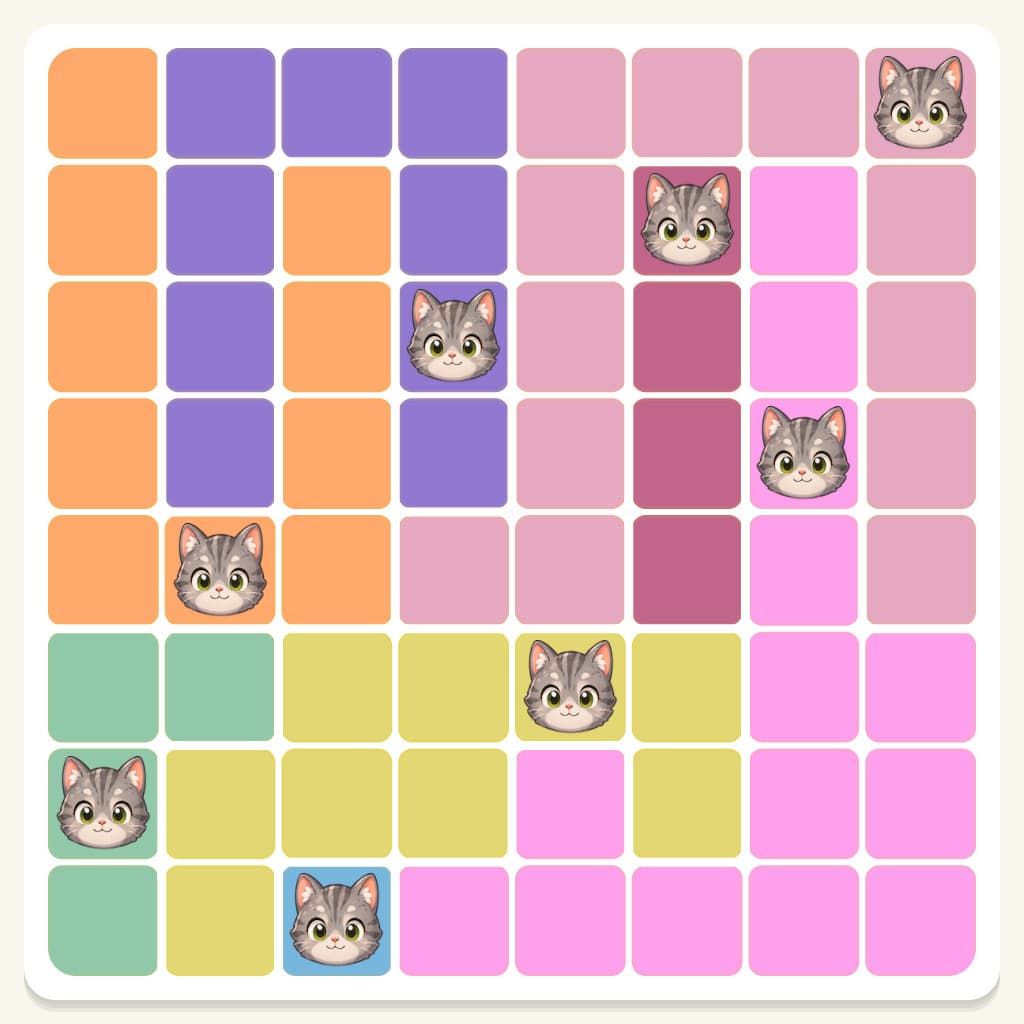 Meowdoku Level 352 Answer, Cheat & Solution