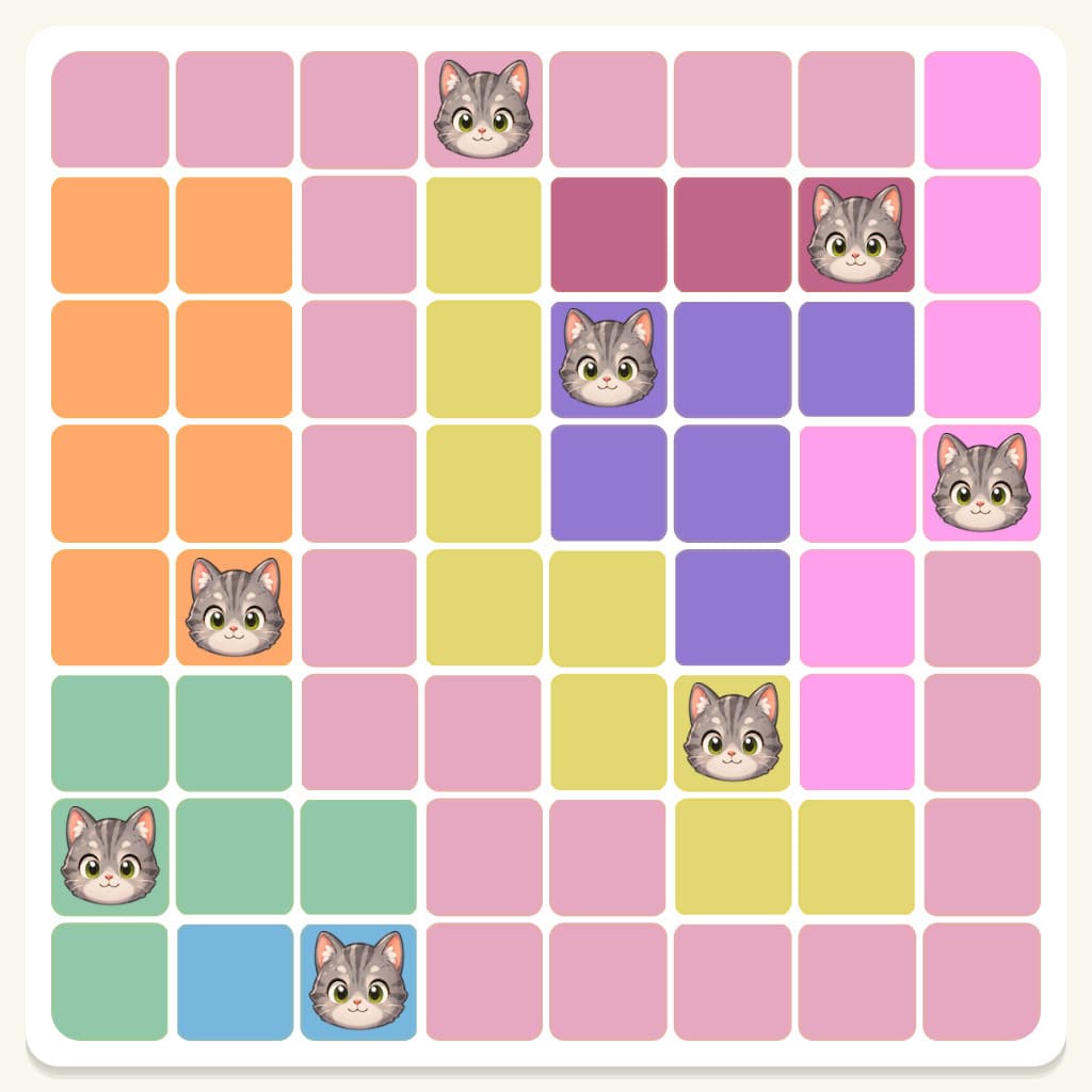 Meowdoku Level 697 Answer, Cheat & Solution