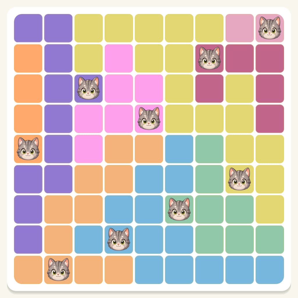 Meowdoku Level 714 Answer, Cheat & Solution
