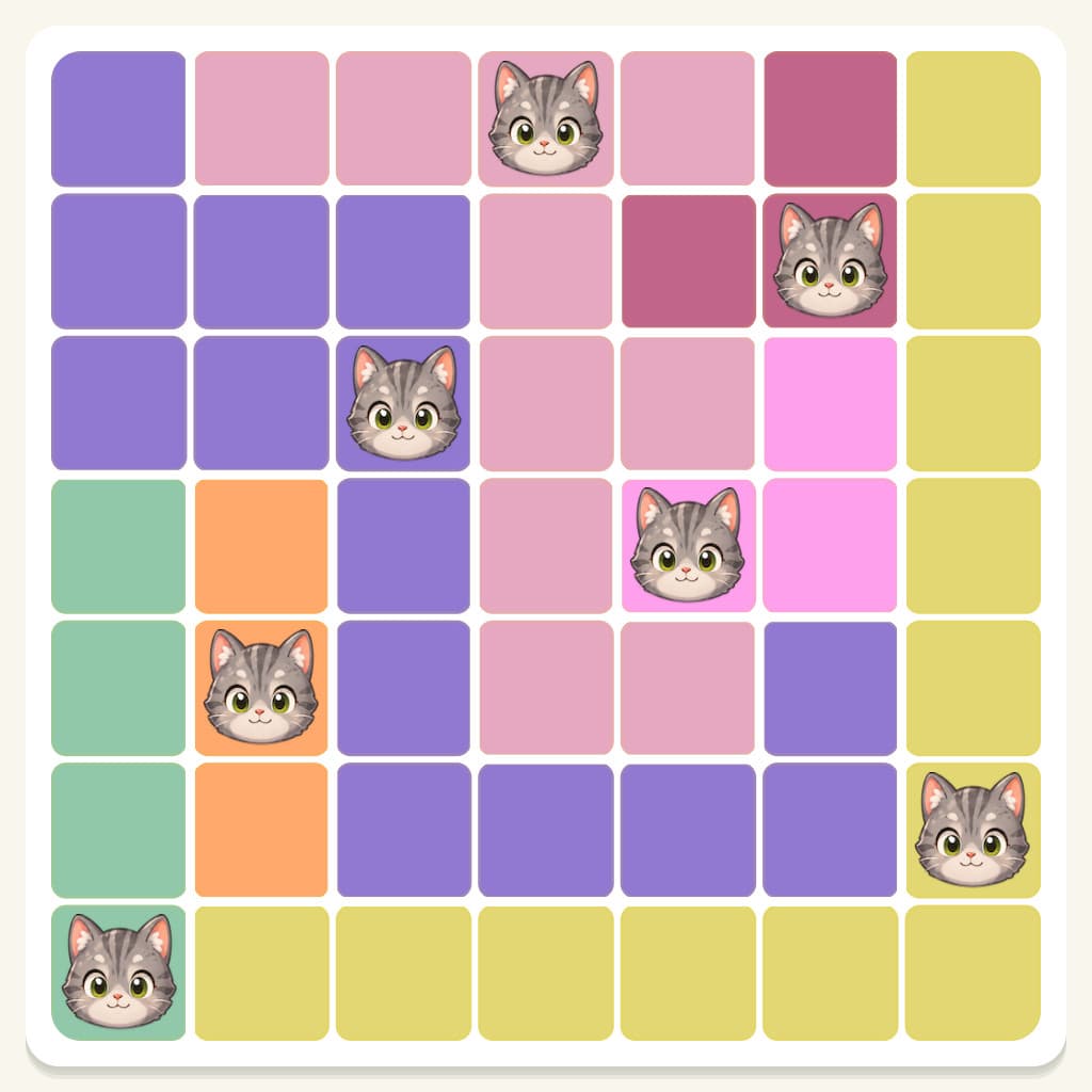 Meowdoku Level 591 Answer, Cheat & Solution