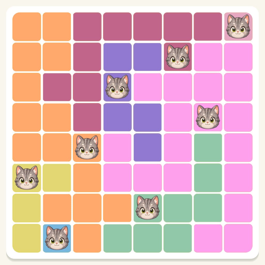 Meowdoku Level 212 Answer, Cheat & Solution