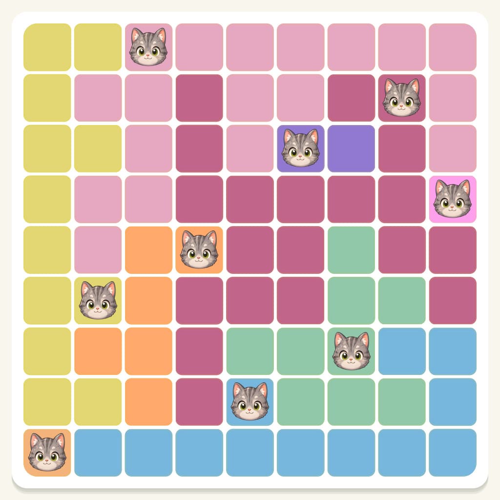 Meowdoku Level 718 Answer, Cheat & Solution