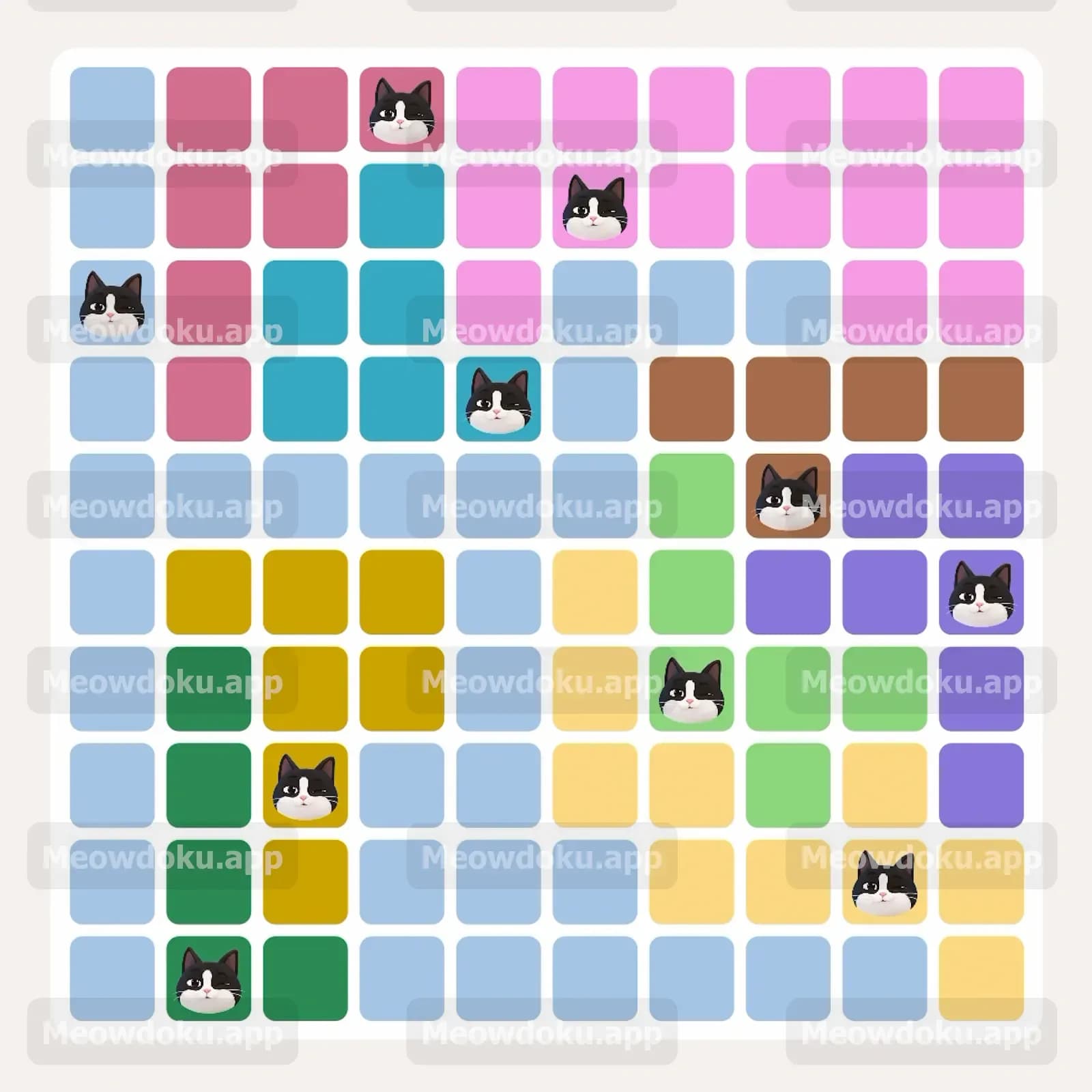 Meowdoku Level 252 Screenshot