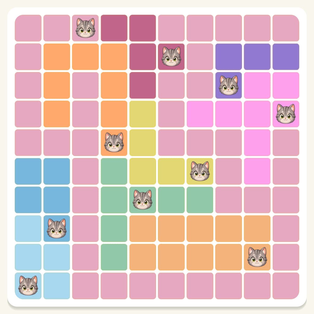 Meowdoku Level 910 Answer, Cheat & Solution
