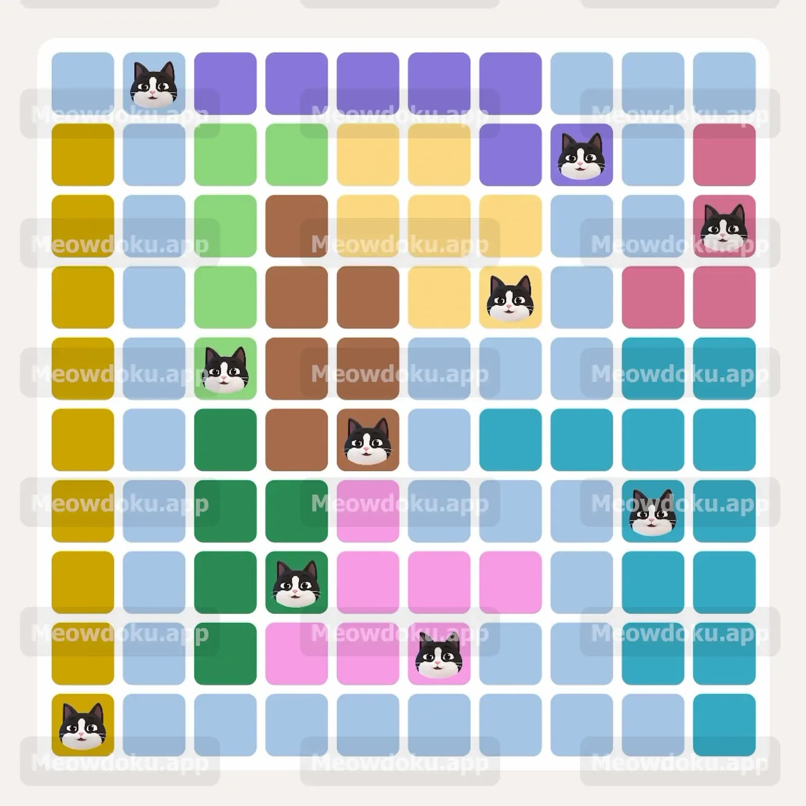 Meowdoku Level 292 Screenshot