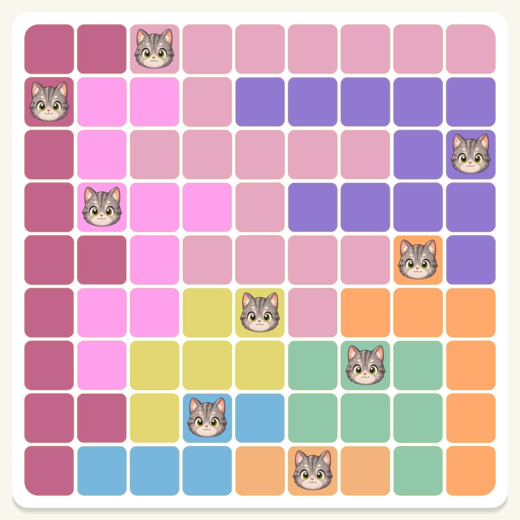 Meowdoku Level 628 Answer, Cheat & Solution
