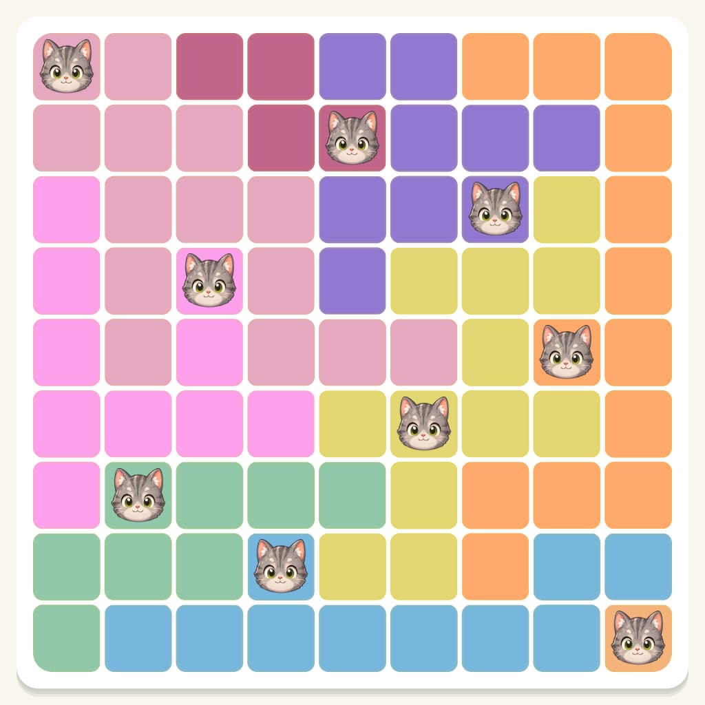 Meowdoku Level 518 Screenshot