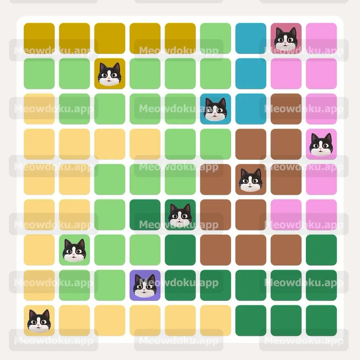 Meowdoku Level 27 Screenshot