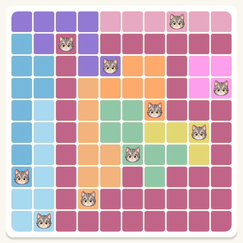Meowdoku Level 710 Screenshot
