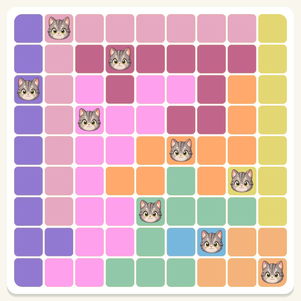 Meowdoku Level 598 Screenshot