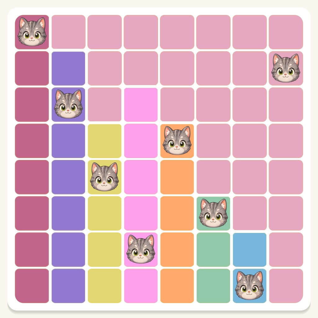 Meowdoku Level 167 Screenshot