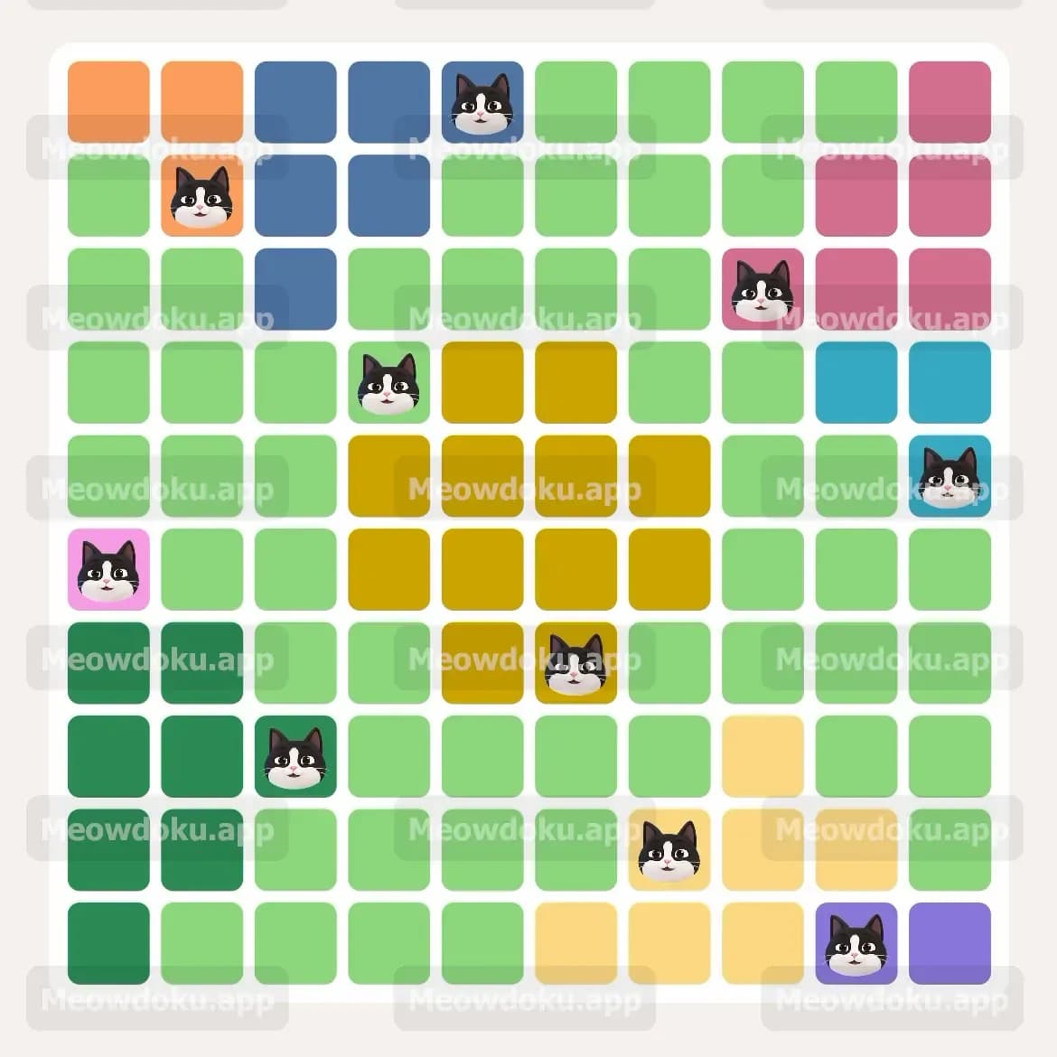 Meowdoku Level 209 Screenshot