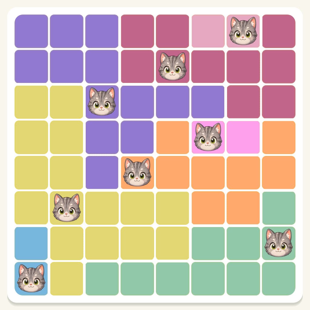 Meowdoku Level 852 Answer, Cheat & Solution