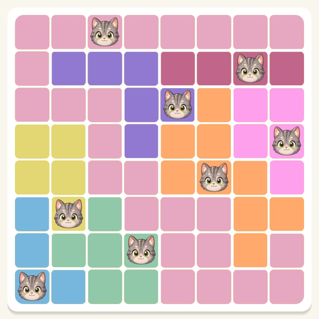 Meowdoku Level 889 Screenshot