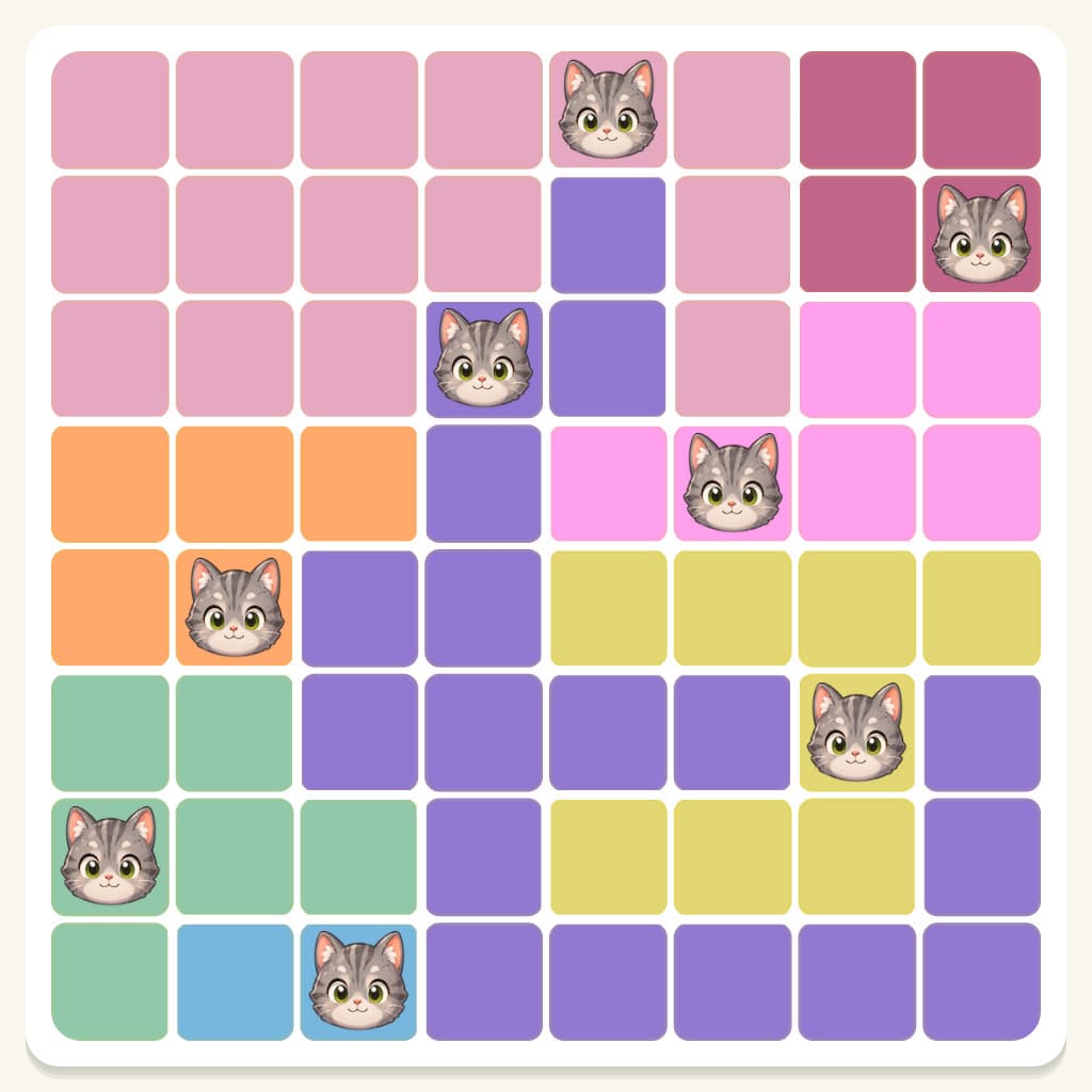 Meowdoku Level 672 Answer, Cheat & Solution