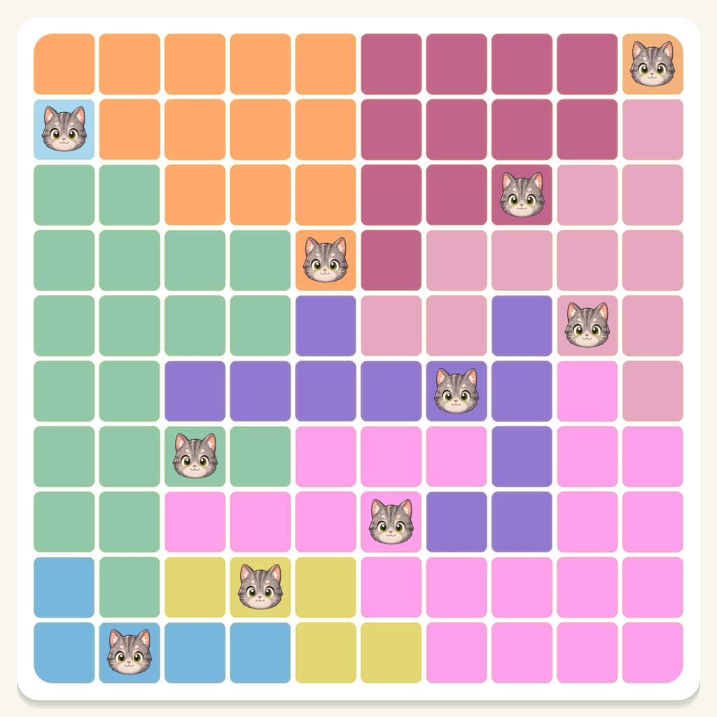 Meowdoku Level 865 Answer, Cheat & Solution