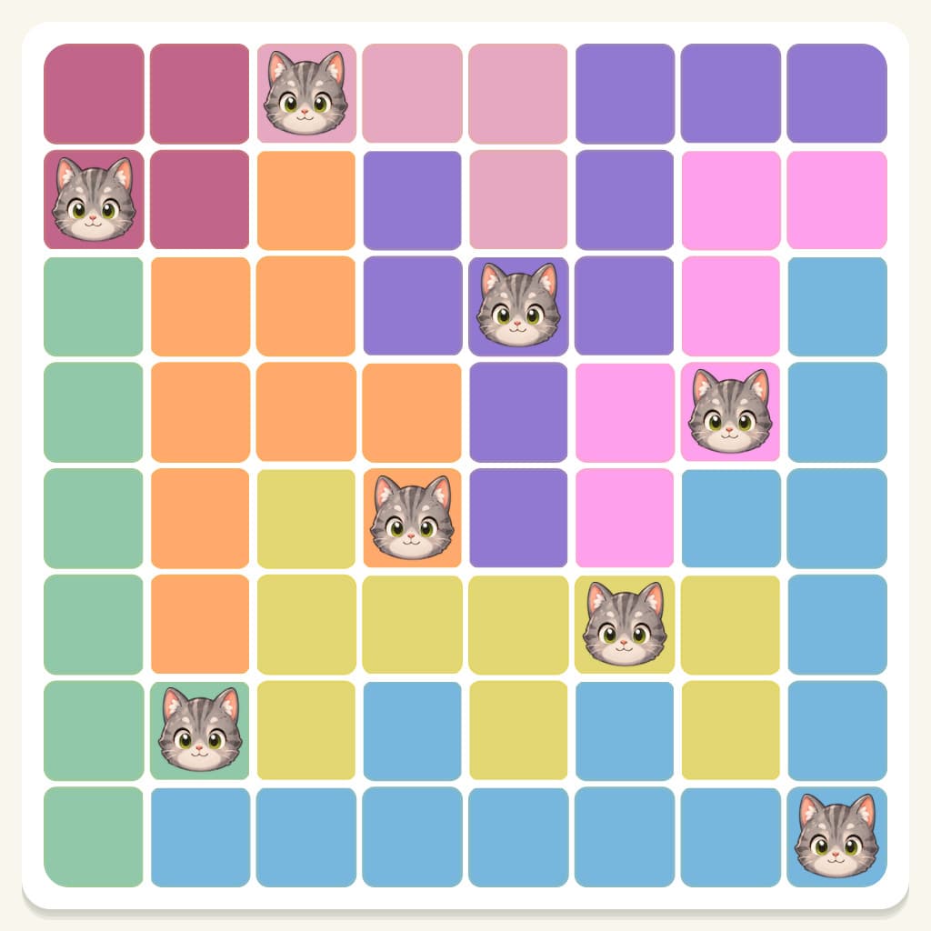 Meowdoku Level 612 Answer, Cheat & Solution