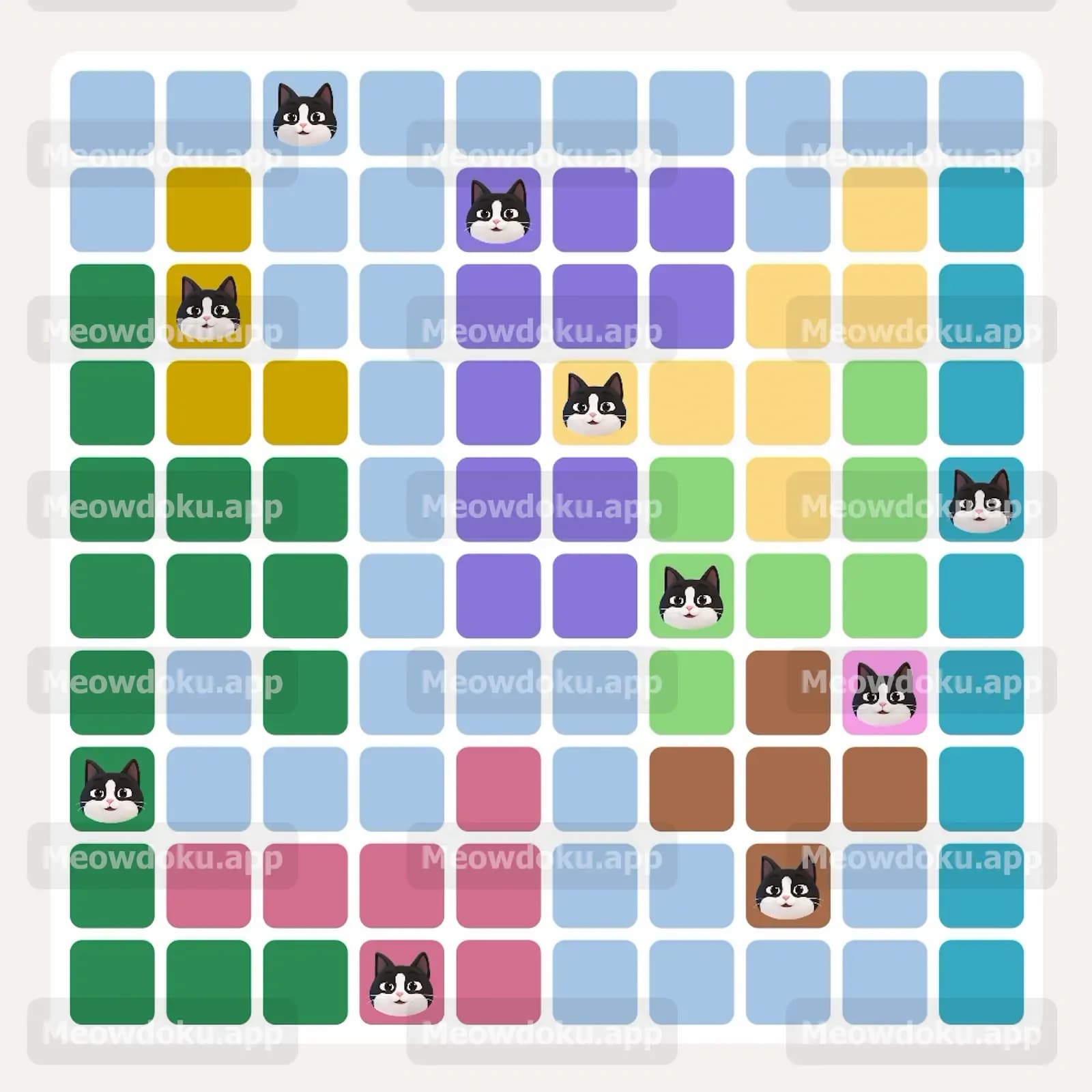 Meowdoku Level 288 Screenshot