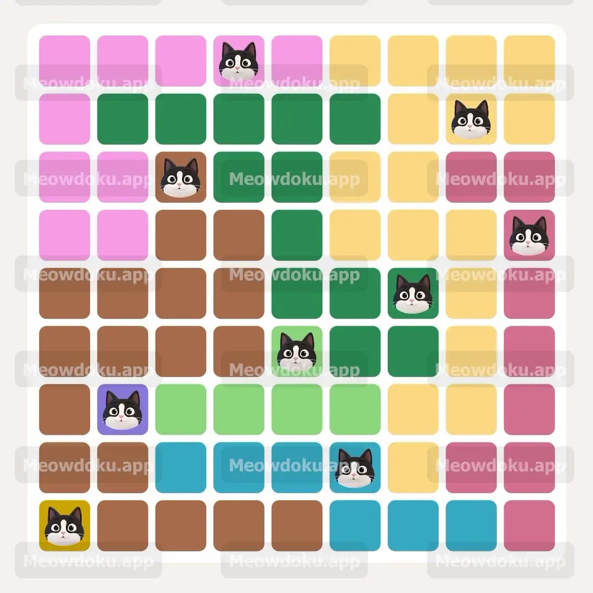 Meowdoku Level 167 Screenshot