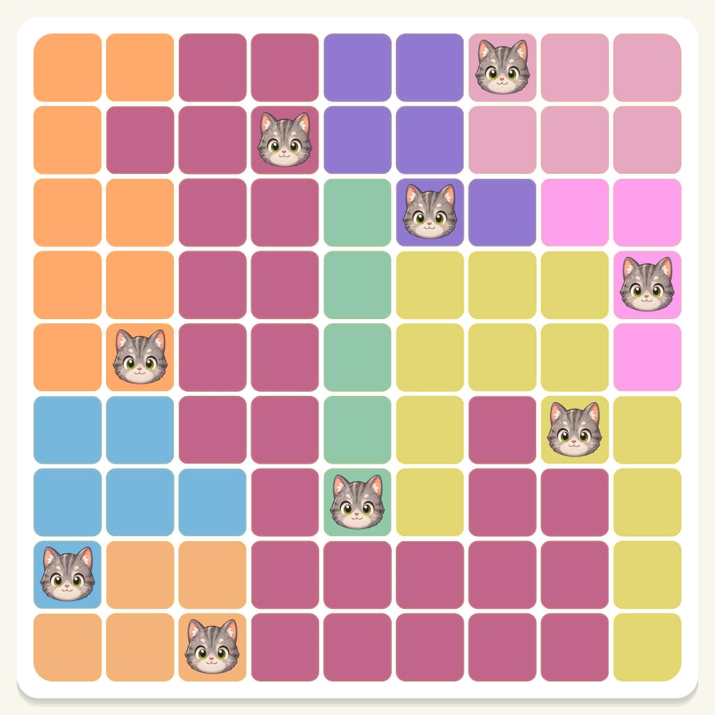 Meowdoku Level 864 Screenshot