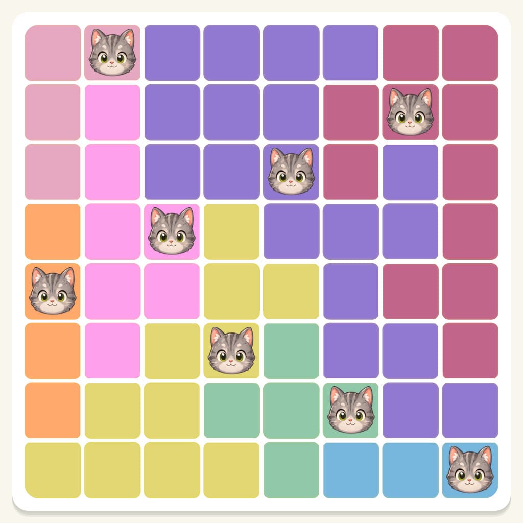 Meowdoku Level 957 Answer, Cheat & Solution