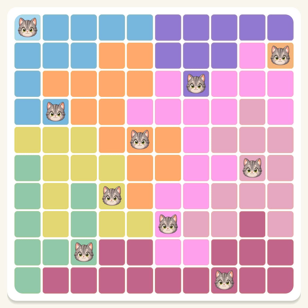 Meowdoku Level 995 Screenshot