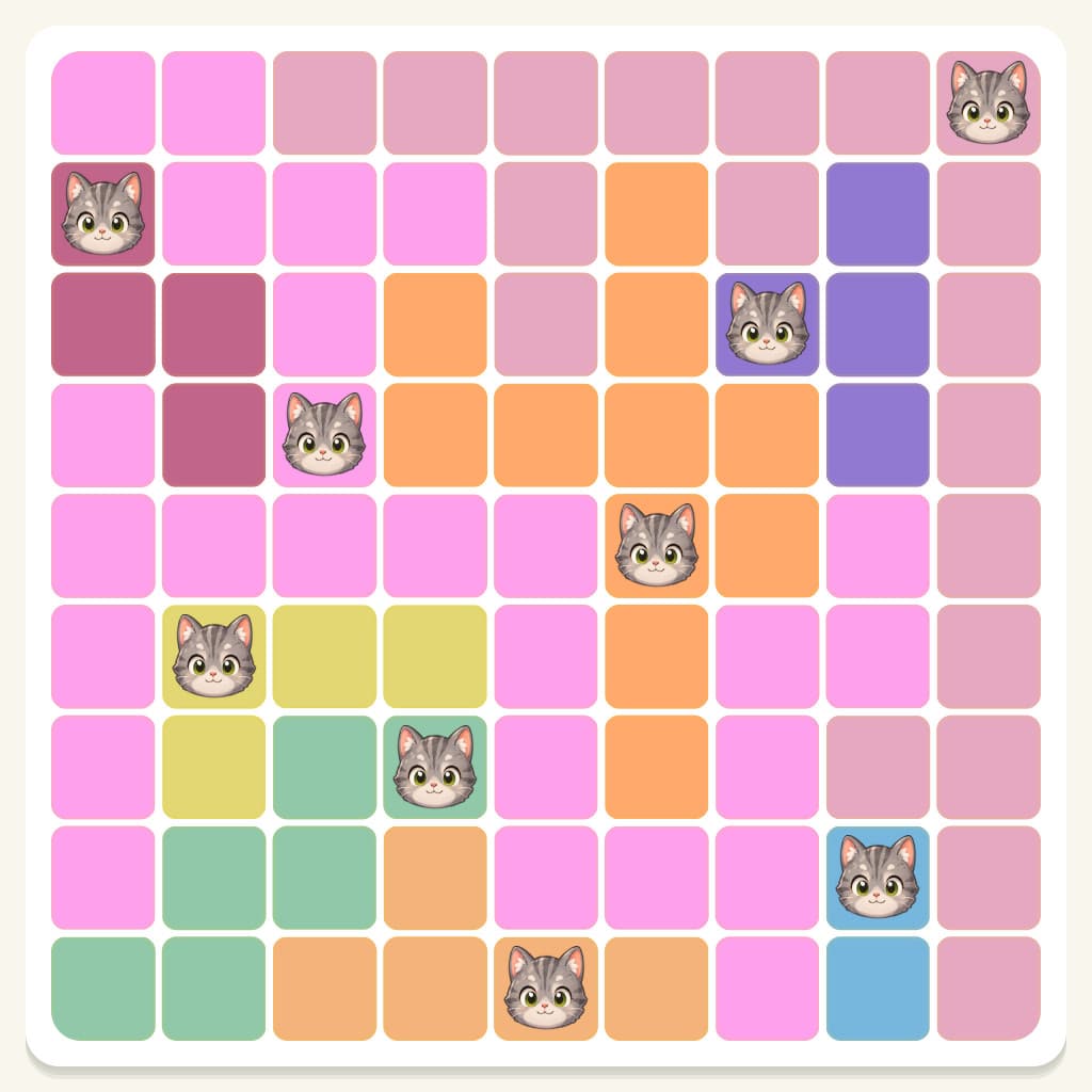Meowdoku Level 104 Screenshot