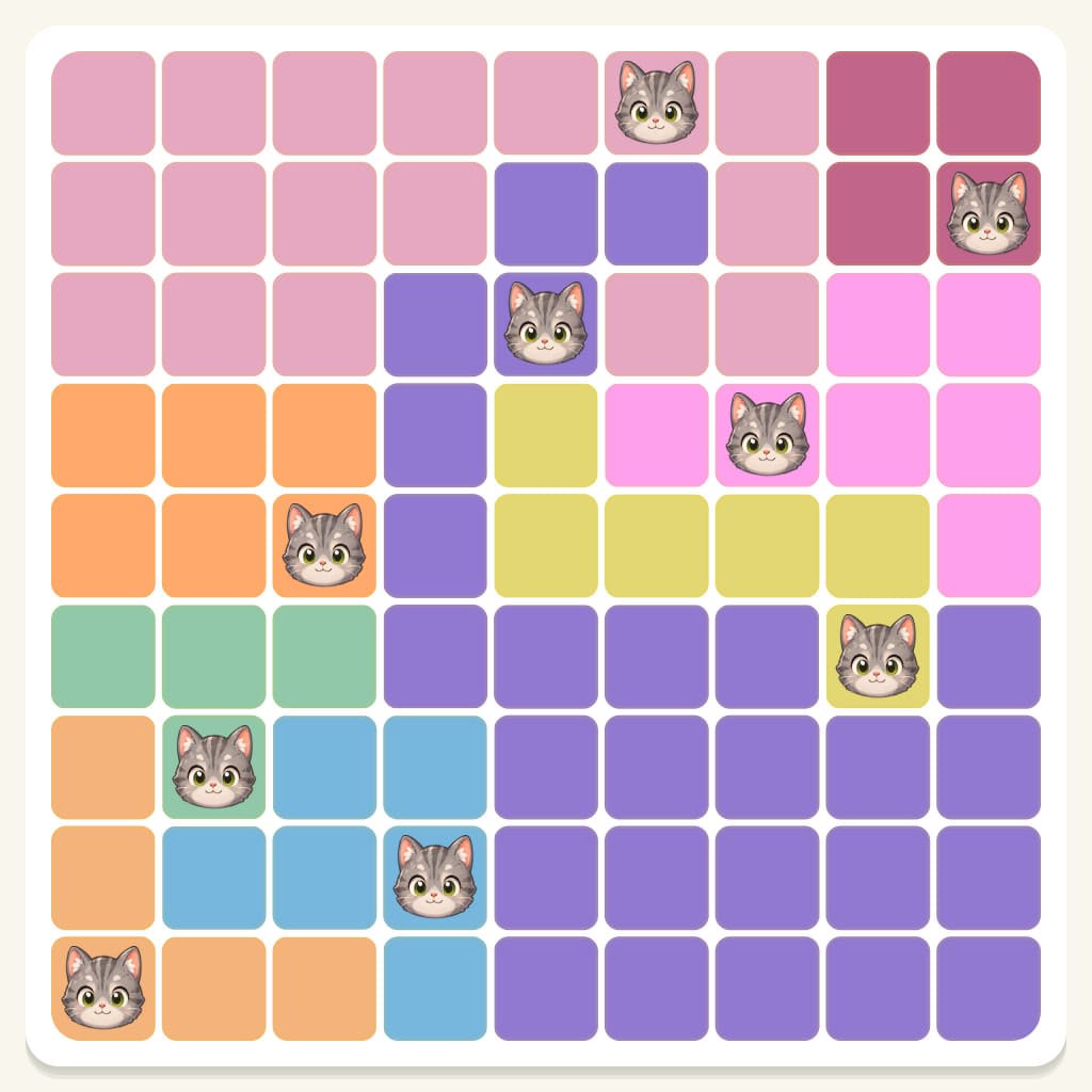 Meowdoku Level 884 Screenshot