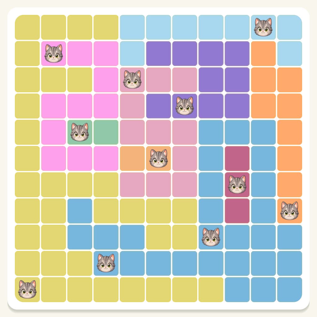 Meowdoku Level 250 Answer, Cheat & Solution