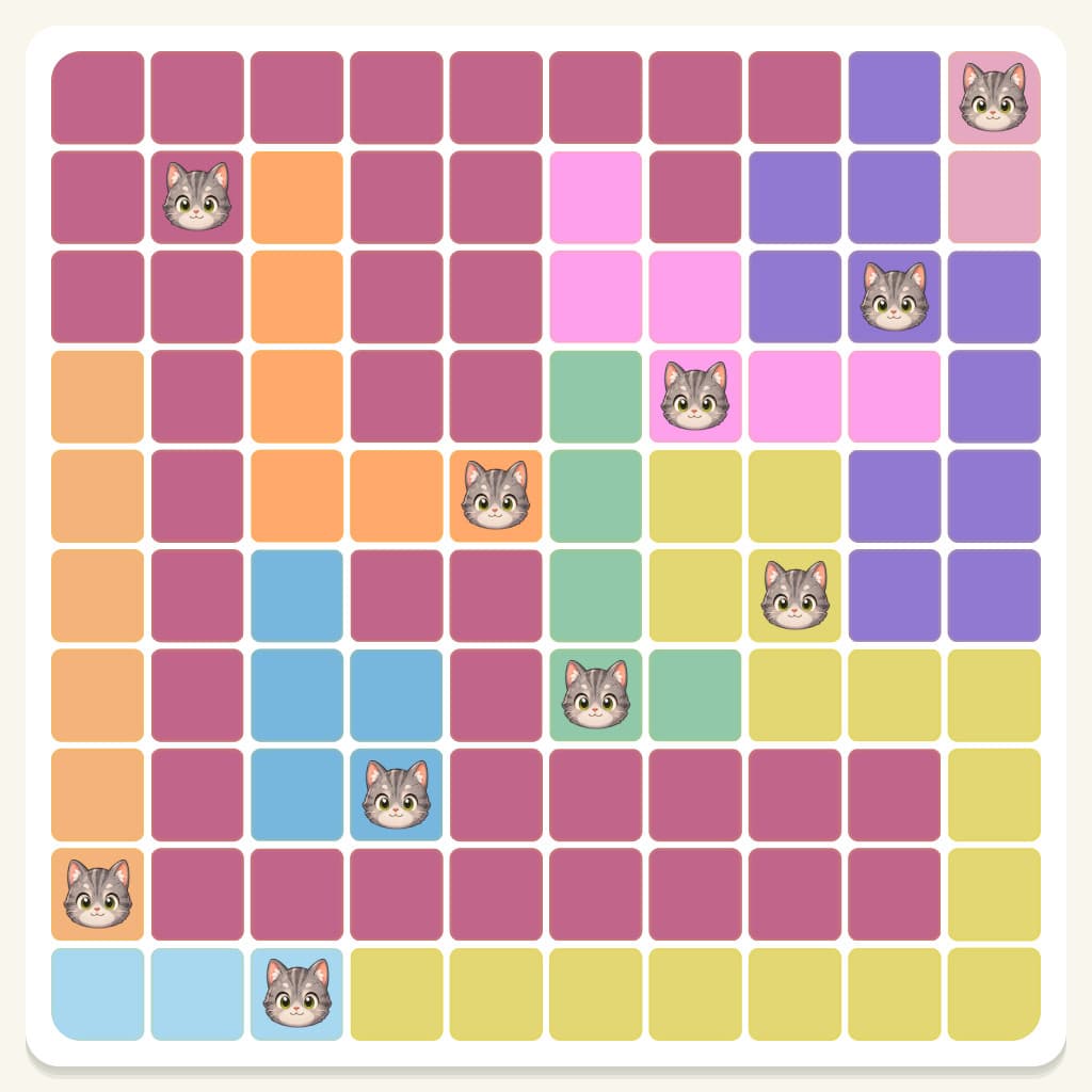 Meowdoku Level 740 Answer, Cheat & Solution