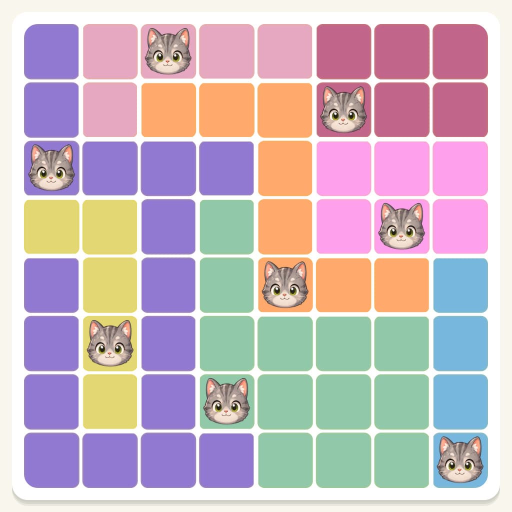 Meowdoku Level 837 Screenshot