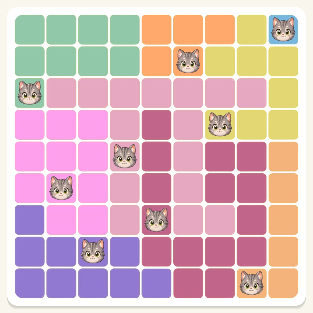 Meowdoku Level 75 Screenshot