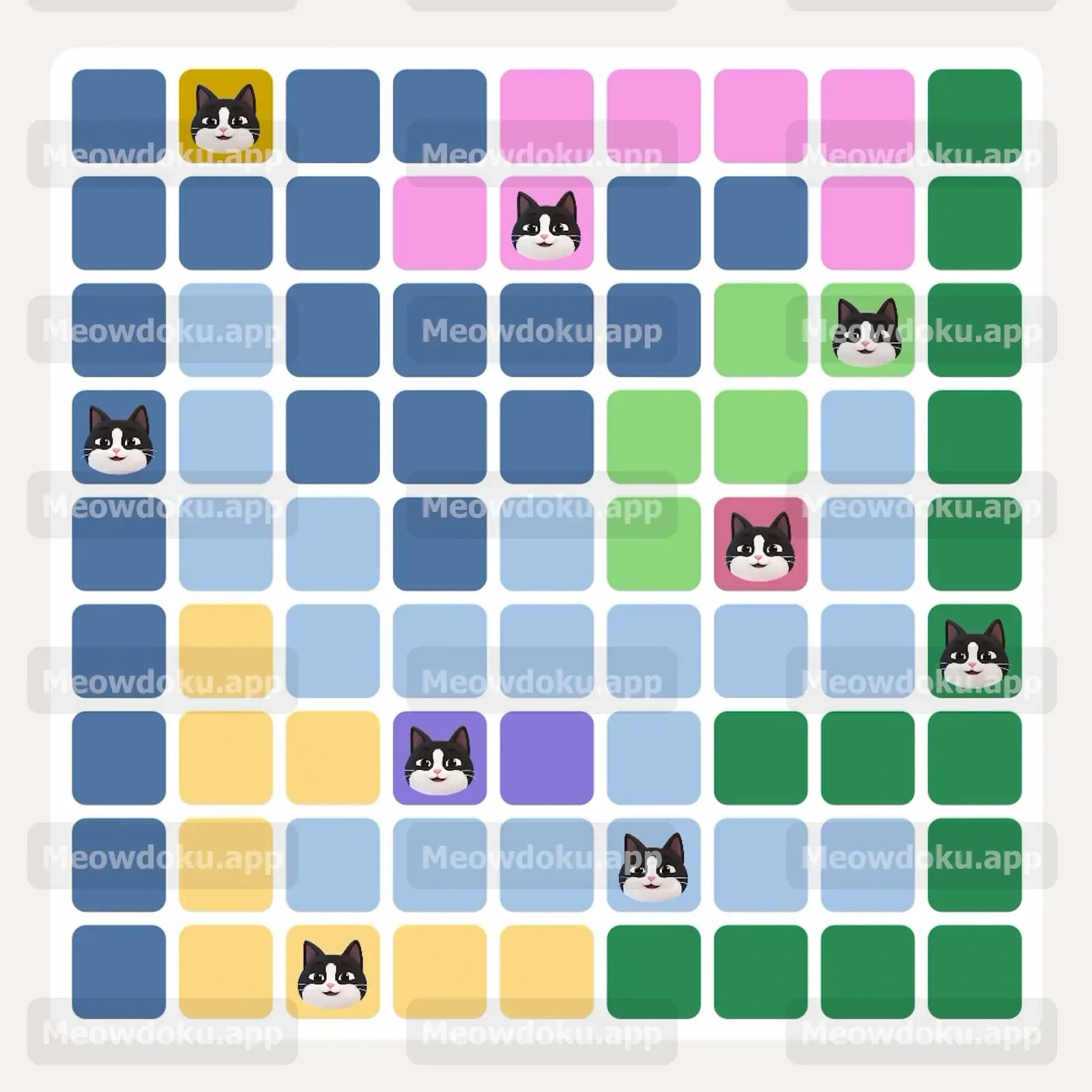 Meowdoku Level 227 Screenshot