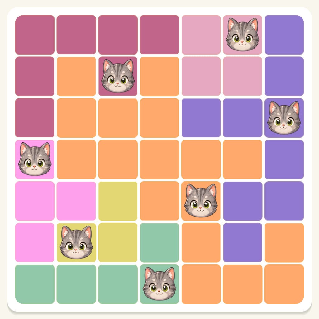 Meowdoku Level 196 Screenshot