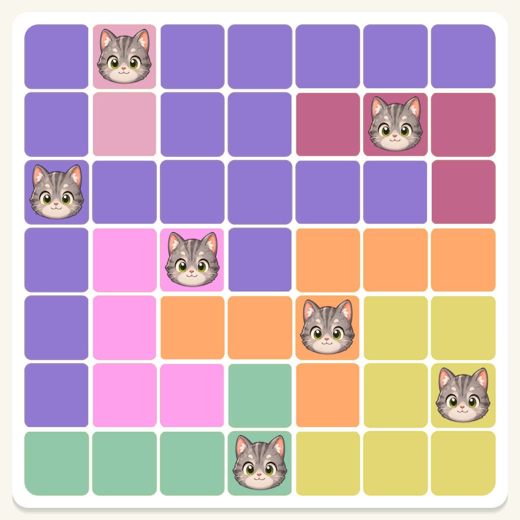 Meowdoku Level 821 Answer, Cheat & Solution