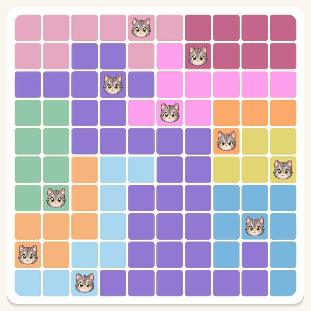 Meowdoku Level 830 Answer, Cheat & Solution