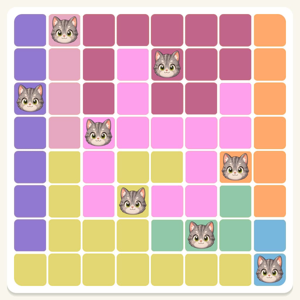 Meowdoku Level 642 Answer, Cheat & Solution