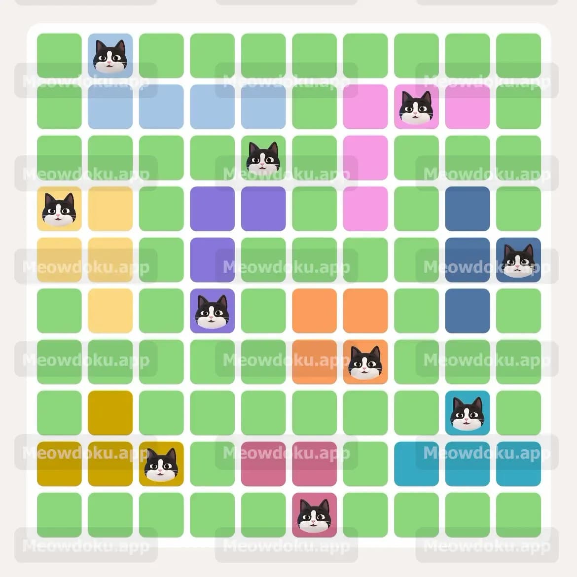 Meowdoku Level 179 Screenshot