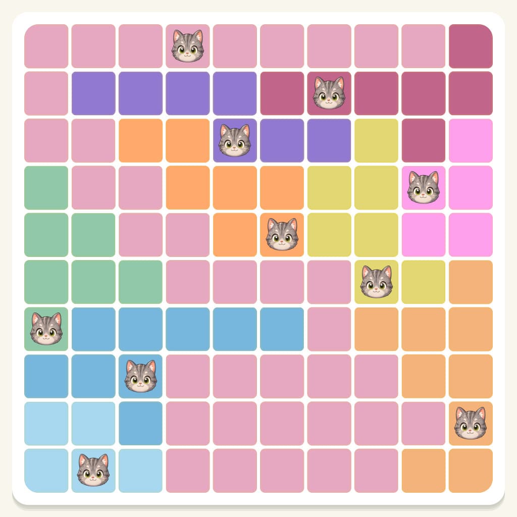 Meowdoku Level 960 Screenshot