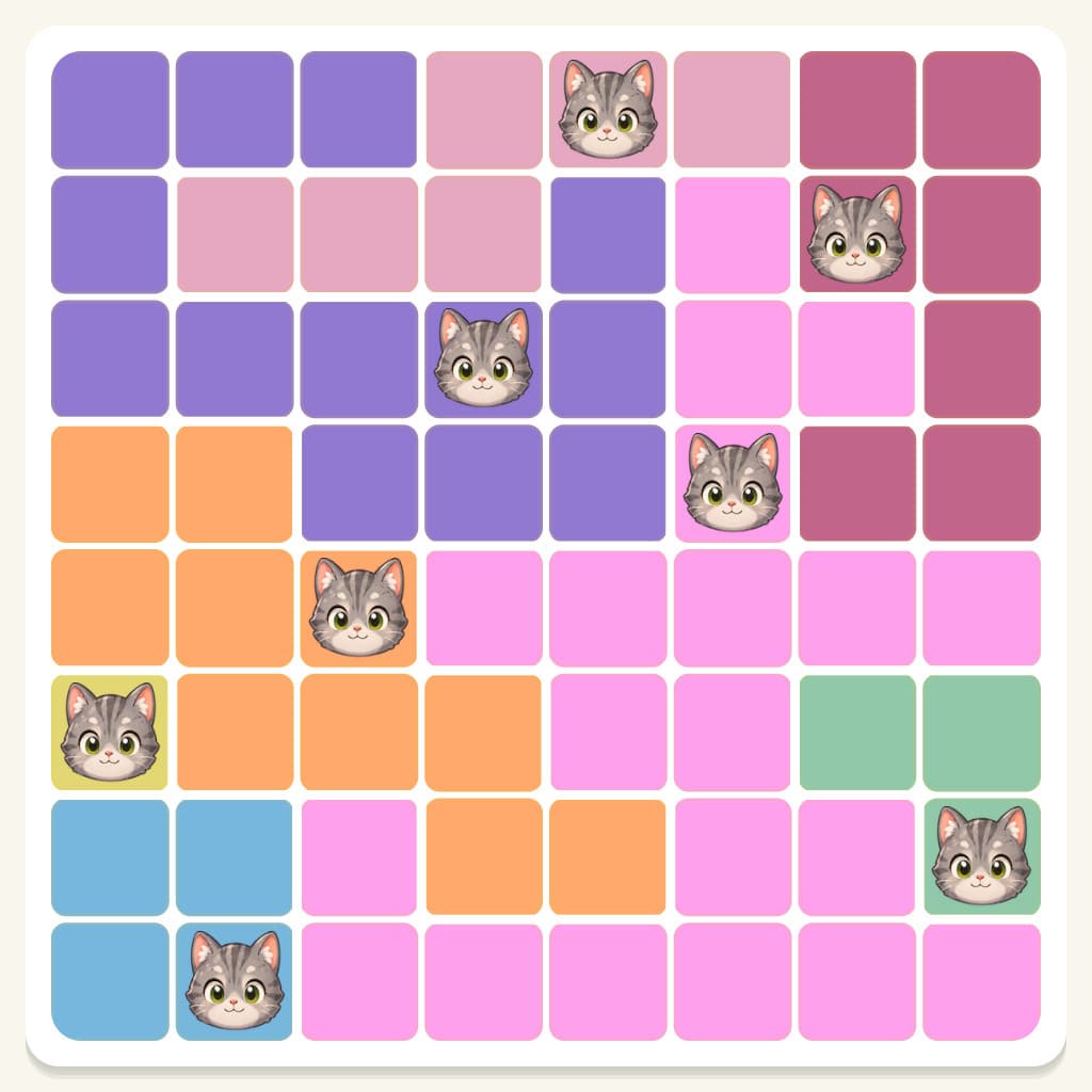Meowdoku Level 449 Answer, Cheat & Solution
