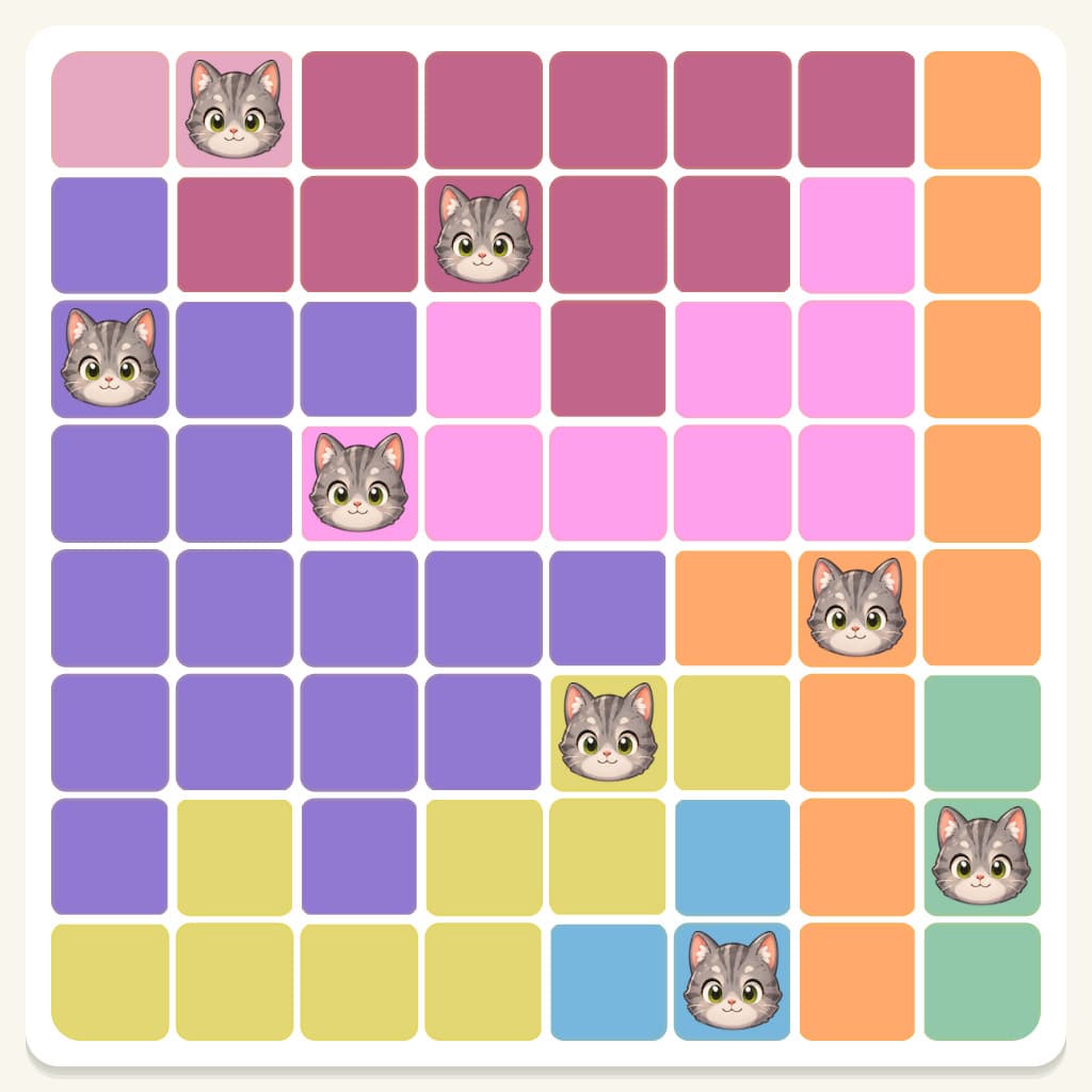 Meowdoku Level 562 Answer, Cheat & Solution