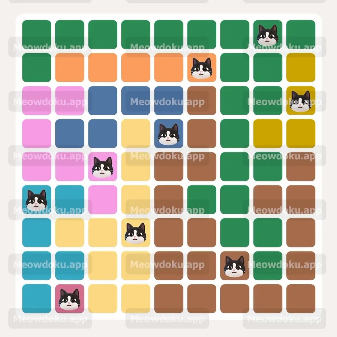 Meowdoku Level 194 Screenshot