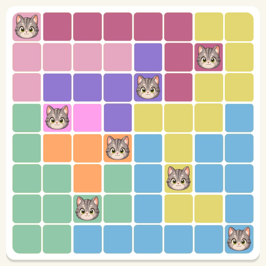 Meowdoku Level 489 Screenshot
