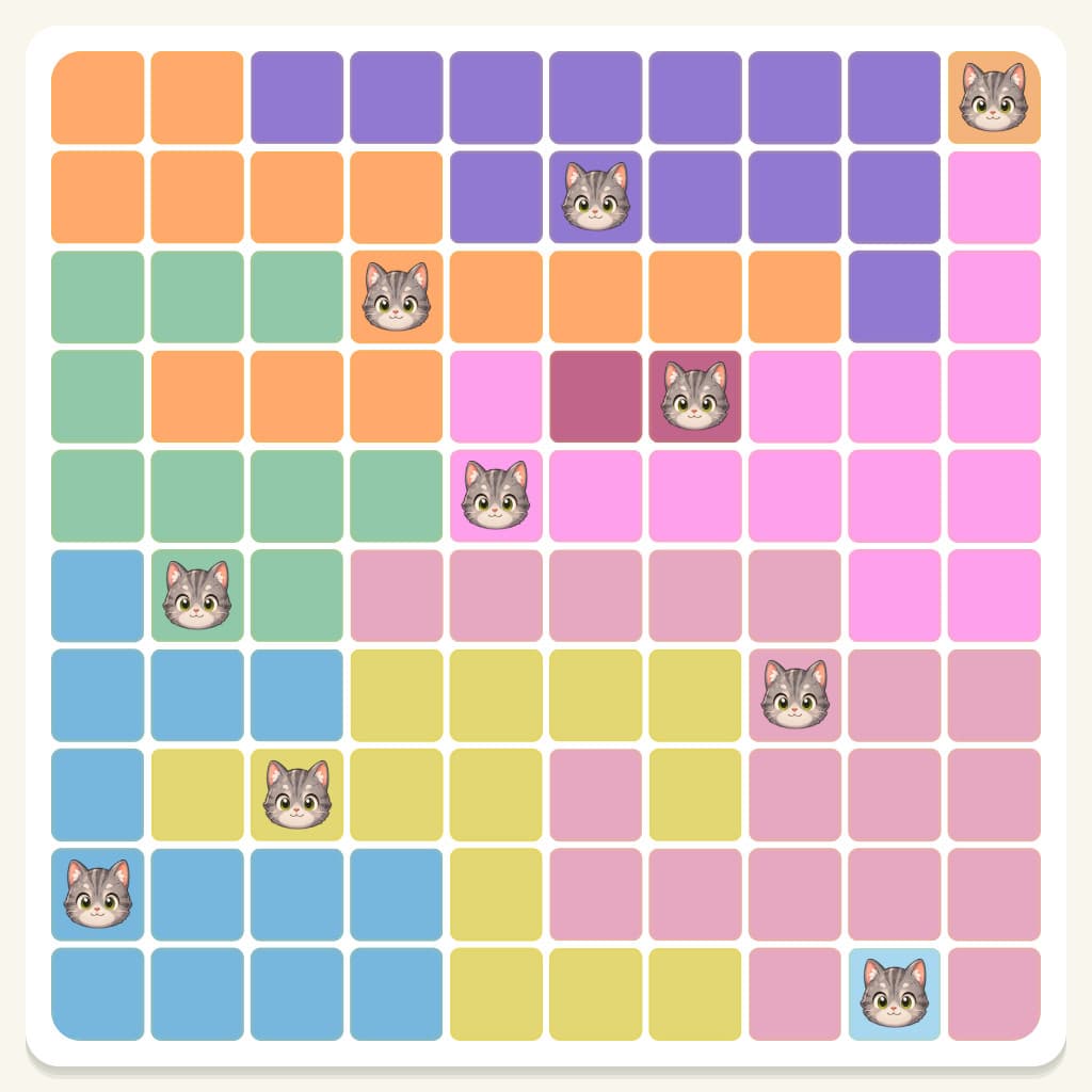 Meowdoku Level 285 Answer, Cheat & Solution